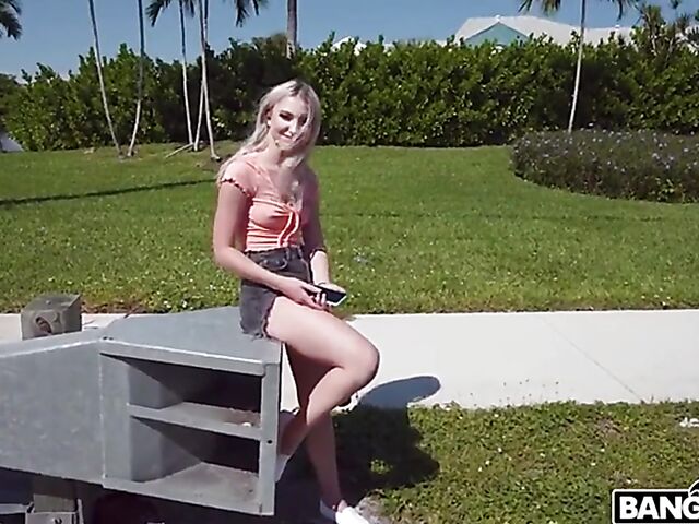 Little Red Riding Hood van fuck special on Halloween with Britt Blair