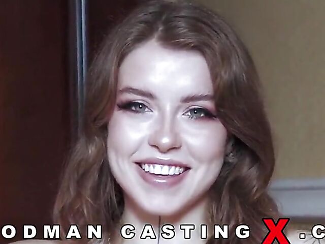 Tattooed anal newcomer Eden Ivy tries gangbang with Woodman