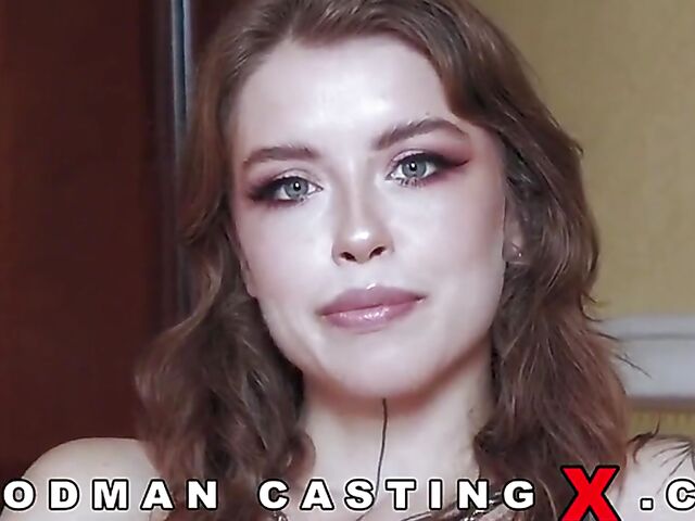 Tattooed anal newcomer Eden Ivy tries gangbang with Woodman