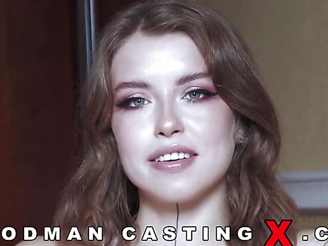 Tattooed anal newcomer Eden Ivy tries gangbang with Woodman