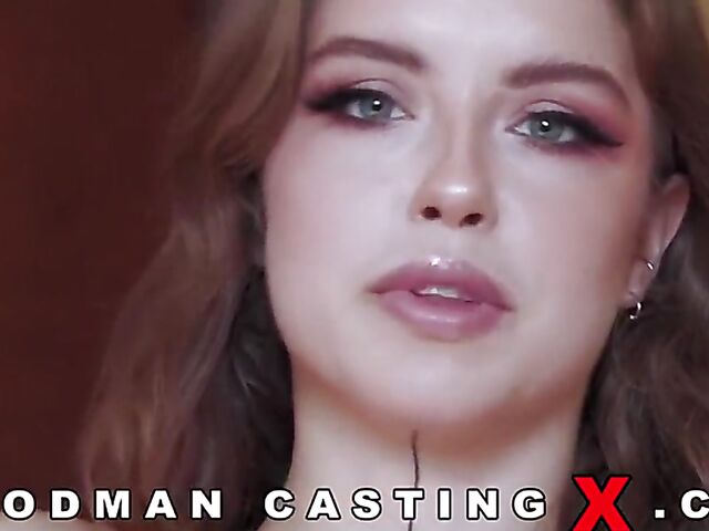 Tattooed anal newcomer Eden Ivy tries gangbang with Woodman