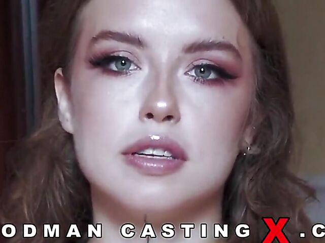 Tattooed anal newcomer Eden Ivy tries gangbang with Woodman