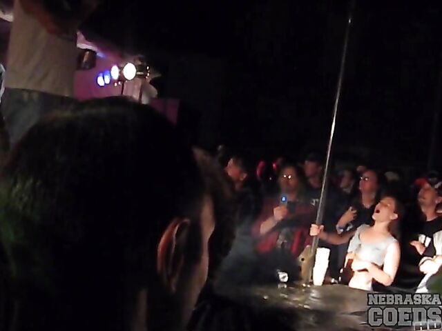 Amateur tits in public during wet t-shirt contest in Iowa