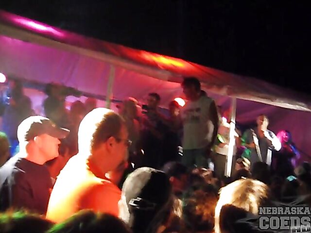 Amateur tits in public during wet t-shirt contest in Iowa