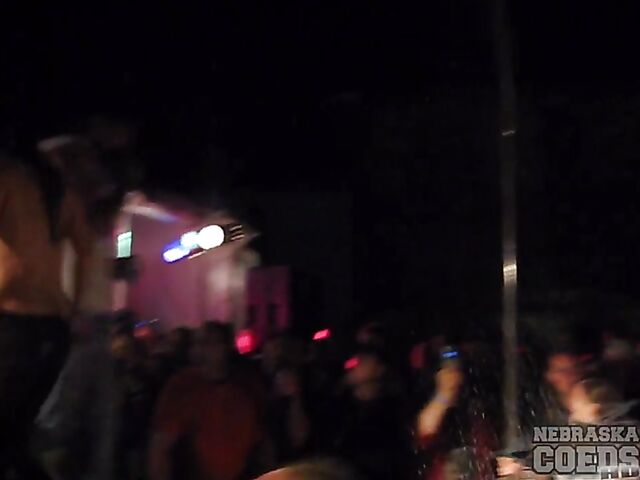 Amateur tits in public during wet t-shirt contest in Iowa