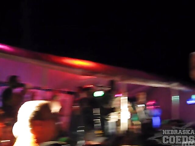 Amateur tits in public during wet t-shirt contest in Iowa