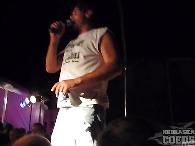 Amateur tits in public during wet t-shirt contest in Iowa