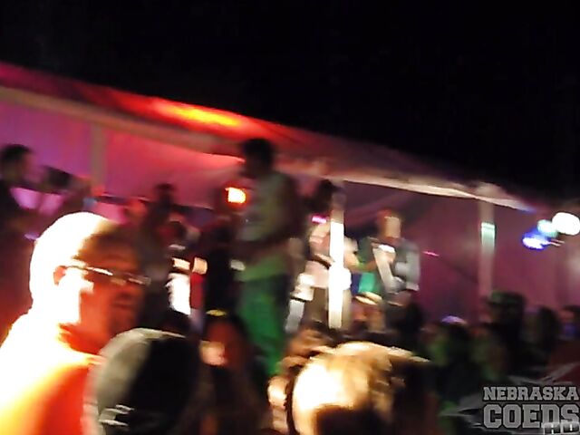 Amateur tits in public during wet t-shirt contest in Iowa