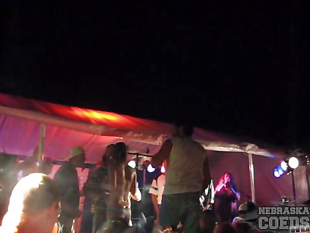 Amateur tits in public during wet t-shirt contest in Iowa