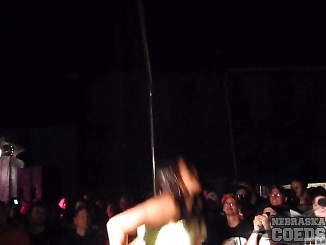 Amateur tits in public during wet t-shirt contest in Iowa