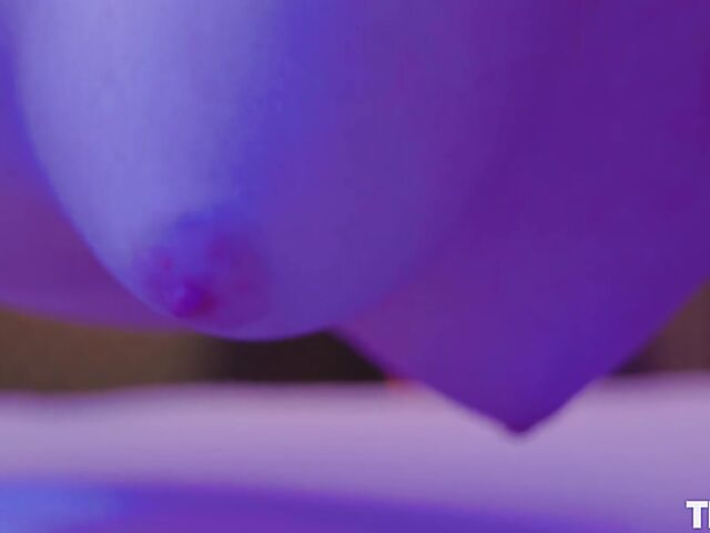 Cucumber blowjob and masturbation orgasm with Ginger Mary