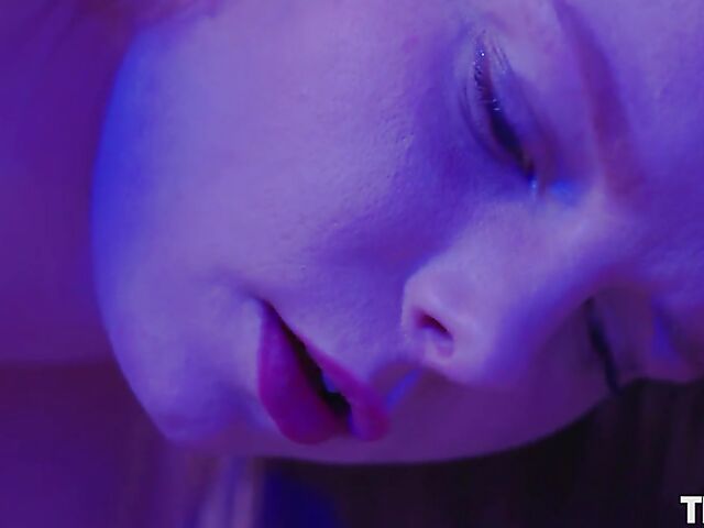 Cucumber blowjob and masturbation orgasm with Ginger Mary