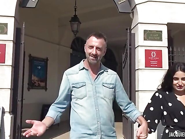 Hard sex in Paris with 22-year-old Armenian babe Jasmine and Pascal White