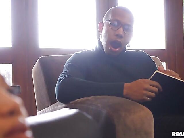 Black sex therapist sticks his dick in Vicki Chase