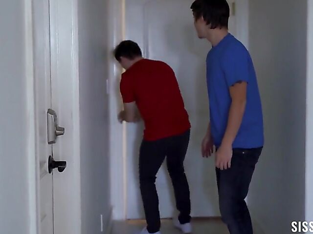 Teen foursome with bad step stepsisters Braylin Bailey and Aria Carson