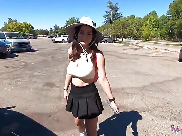 Busty teen POV adventure with naturally stacked Jasmine Wilde