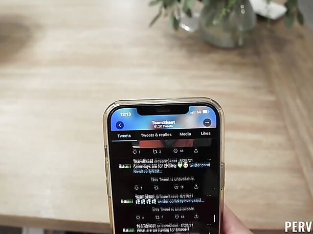 Bathroom sex with blindfolded blonde Audrey Madison