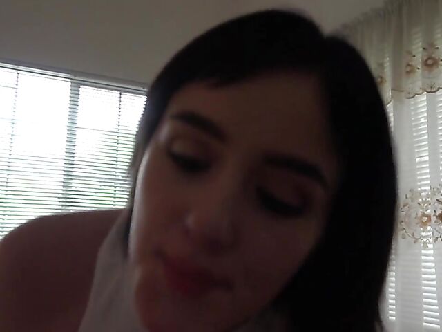 Feel real POV fucking with pretty faced brunette Rosalyn Sphynx