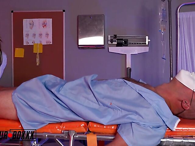 Patient and nurse femdom sex with hot Shey Isles