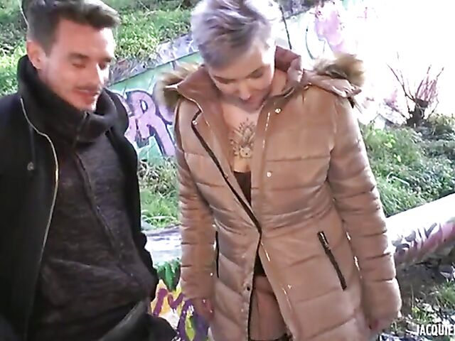 Rose is a short-haired French MILF slut from Burgundy