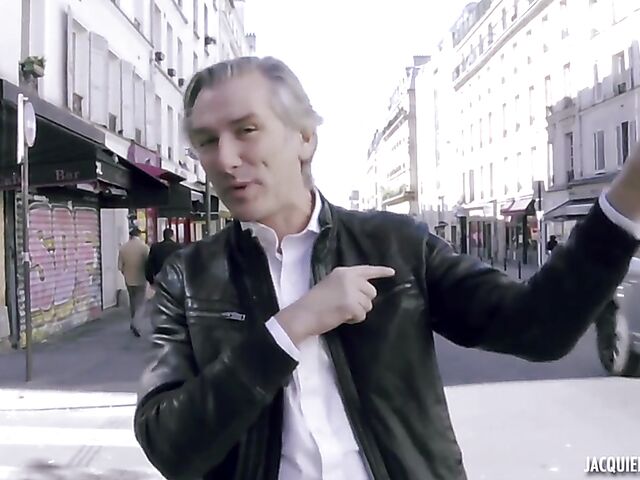 Hot bar sex with leggy french babe Candice