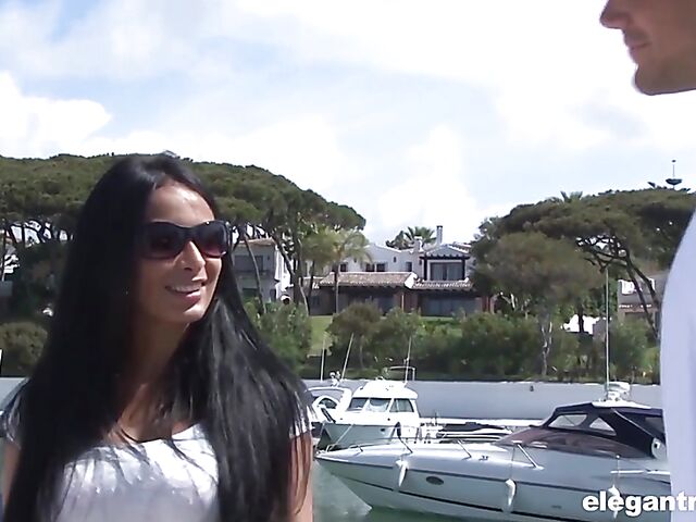 Vacation fucking with big tits French pornstar Anissa Kate