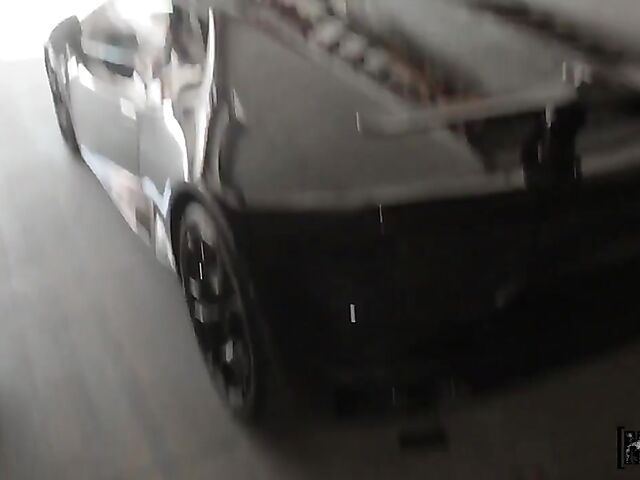 Public pick up and sex behind the car with hot Harley Haze