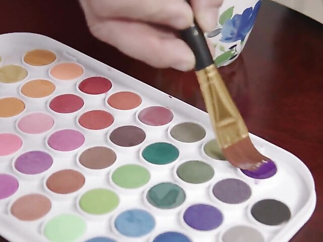 Art class big tits threesome with Kayley Gunner and curious MILF London River