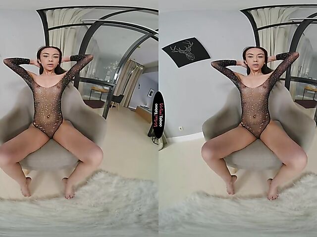 VR 3D masturbation solo with naughty Tasha Lust