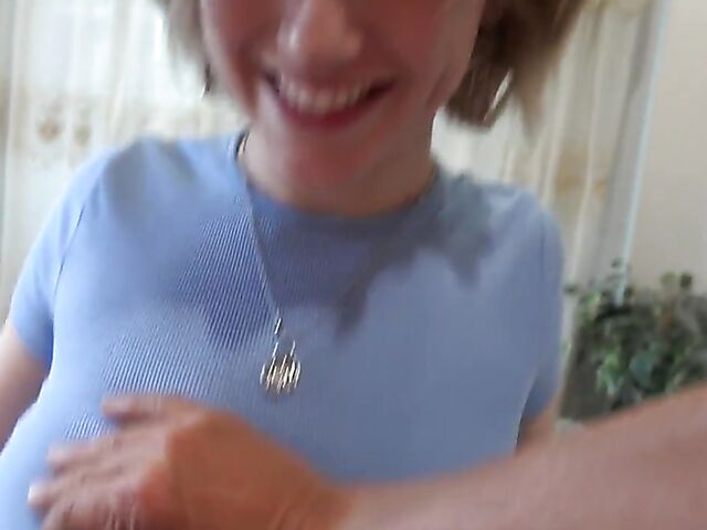 Gracie Gates - Your girlfriend with juicy natural tits POV