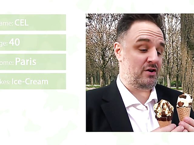 Ania Kinski - Ice cream loving French MILF stockings anal with a fat guy