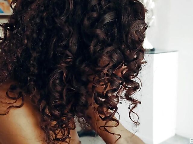 Skinny ebony Scarlit Scandal needs something from Seth Gamble