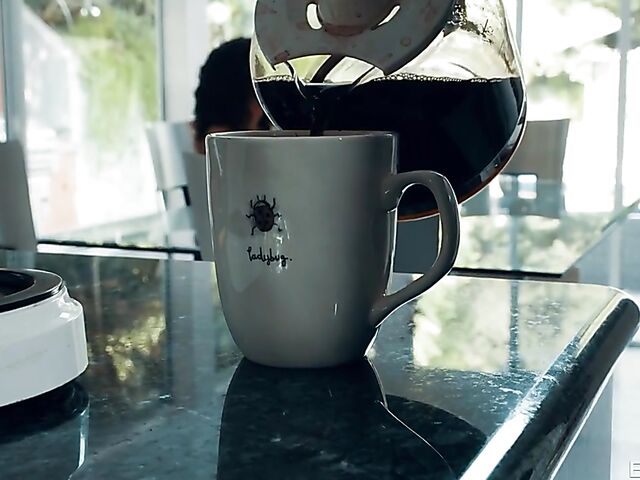 Skinny ebony Scarlit Scandal needs something from Seth Gamble