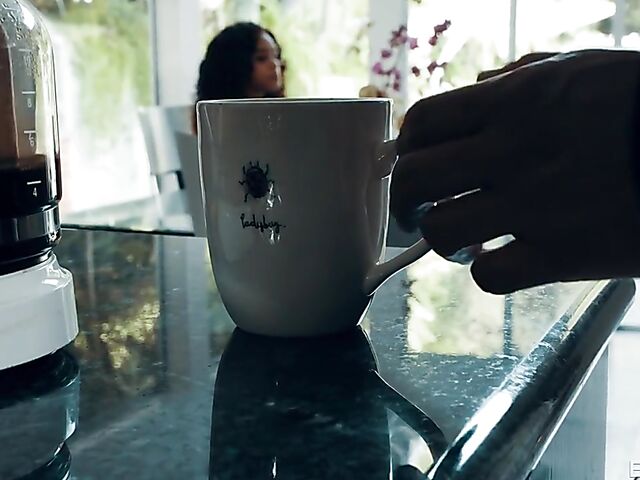 Skinny ebony Scarlit Scandal needs something from Seth Gamble