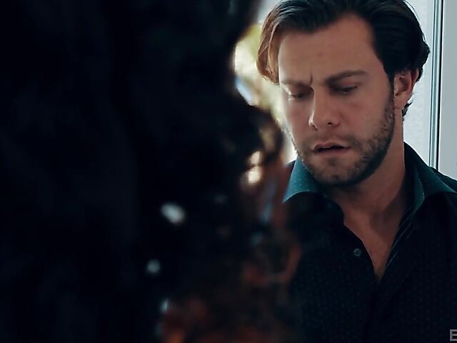 Skinny ebony Scarlit Scandal needs something from Seth Gamble