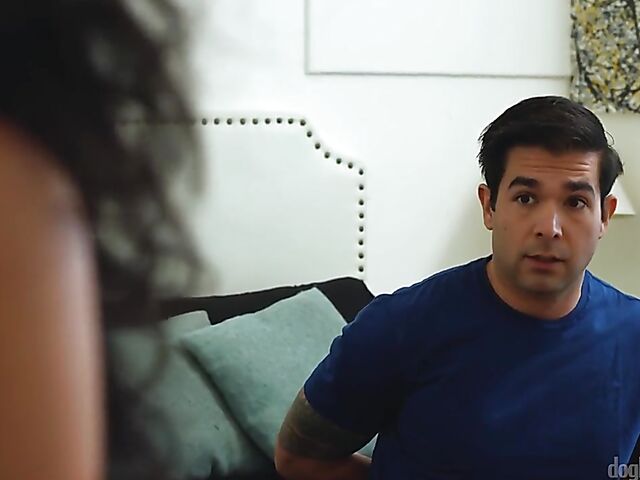 Caught watching porn by horny stepsis Harley Haze