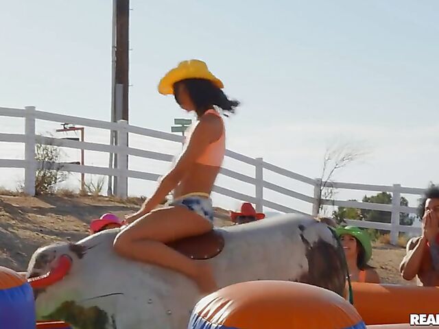 Summer sex party in the DTF House with Angel Youngs, Kylie Rocket, Lulu Chu, etc