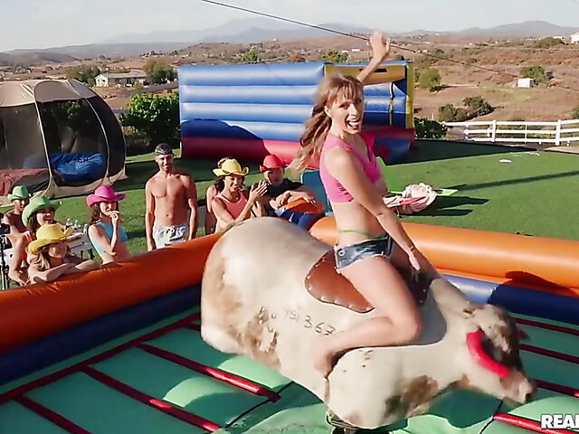 Summer sex party in the DTF House with Angel Youngs, Kylie Rocket, Lulu Chu, etc