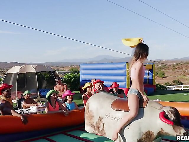 Summer sex party in the DTF House with Angel Youngs, Kylie Rocket, Lulu Chu, etc