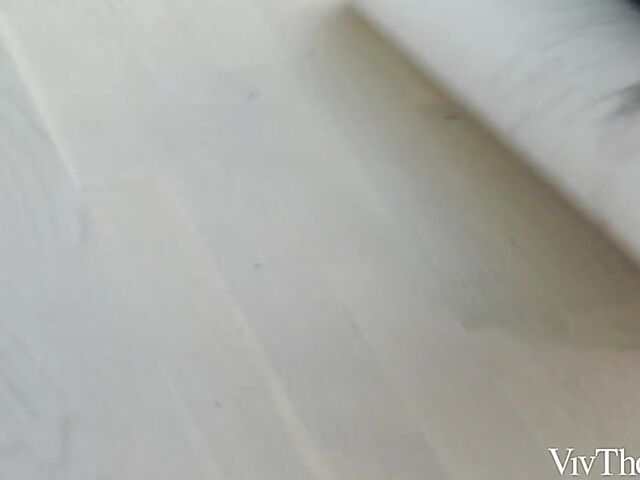 Gym lesbians Romy Indy and Elena Vedem take a break