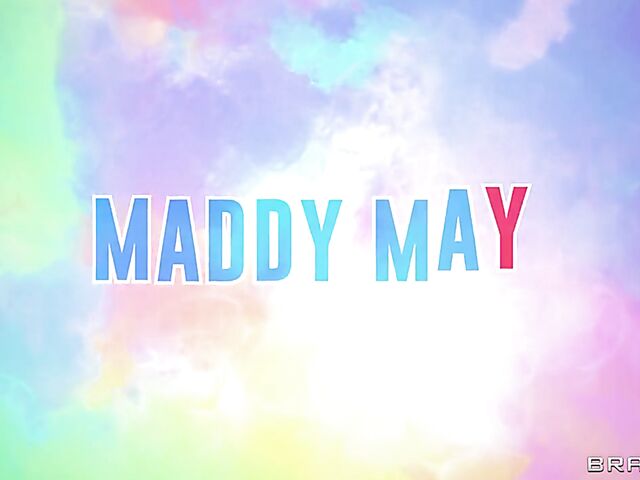 Black cock anal in white panties with Maddy May