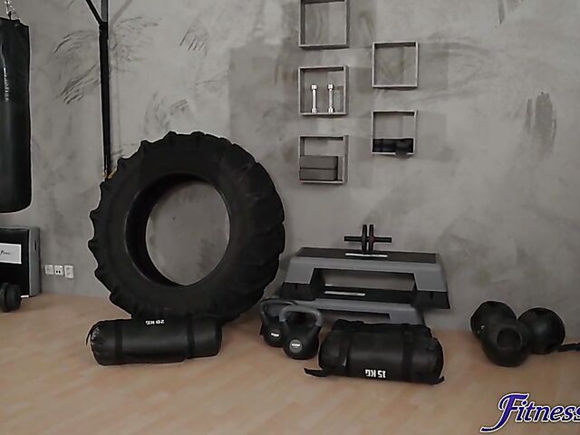 Gym lesbian threesome with Taylee Wood, Lady Gang and Jenny Doll