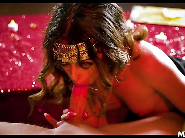 Small tits MILF fortune teller Vivianne Desilva is a woman of many talents