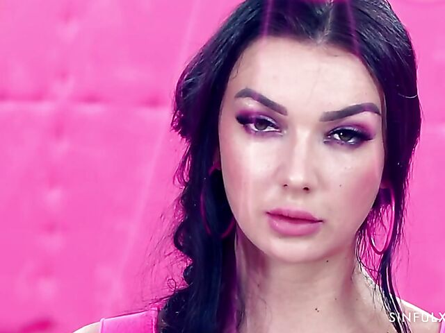 All pink clothed sex in solitary confinement with Lady Gang