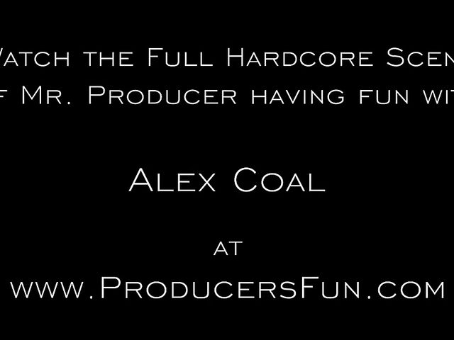 Fuck while talking porn with very cute brunette Alex Coal