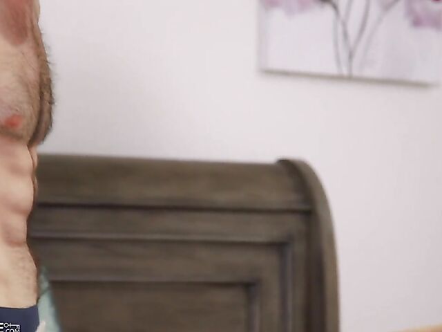 Young blonde Aria Banks gets horny in the bedroom