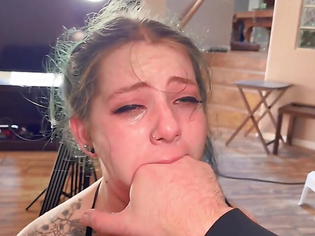 Hard throat fuck and pussy demolishing with Lily Thot