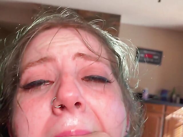 Hard throat fuck and pussy demolishing with Lily Thot