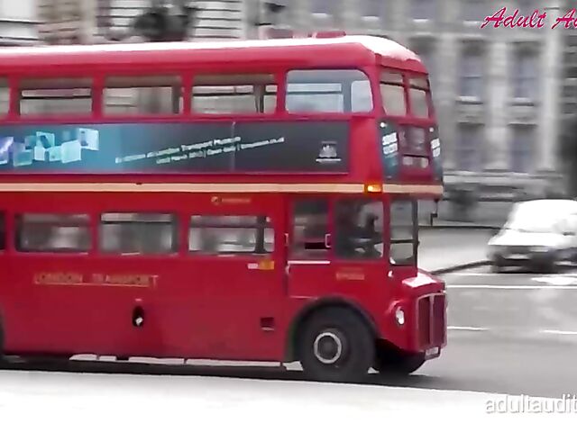 POV British casting and red thong fuck with Nina