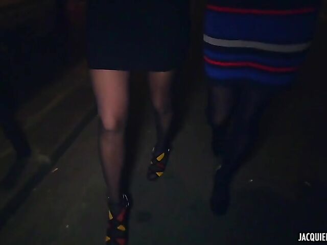 Ivanah and Flora in French anal threesome FFM